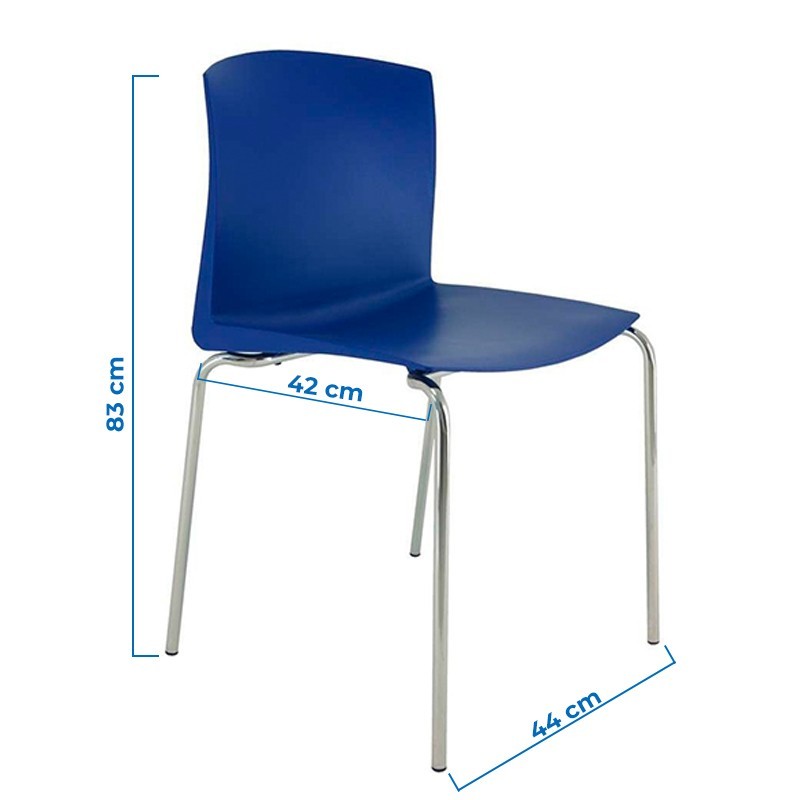 Silla Confidente sin brazos Lira de Kunna - Montiel