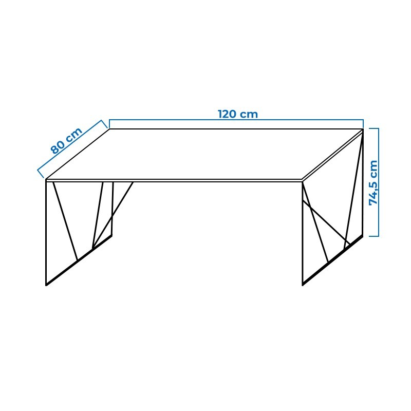 ▷ Mesa de Escritorio Let's Work F4M de FORMA 5 - Oficinas Montiel