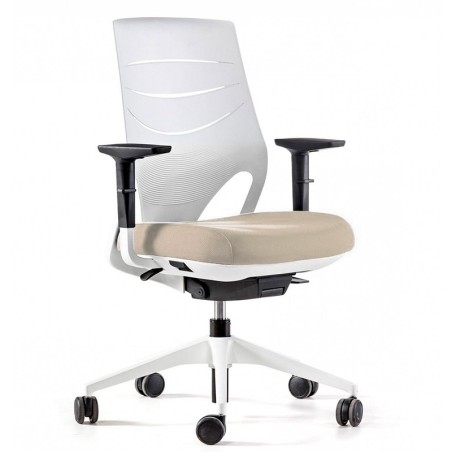 Silla Escritorio Blanca Efit de Actiu para oficina - Montiel