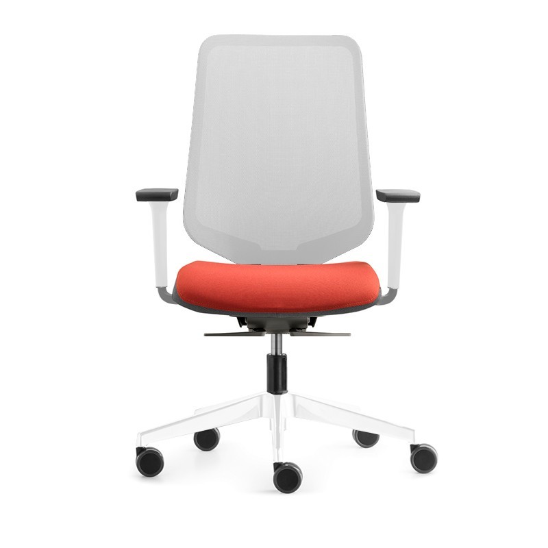 ▷ Silla Escritorio Blanca Dot Pro de Forma 5 - Montiel
