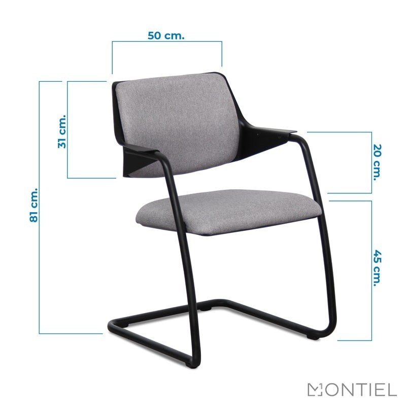 Silla Confidente Connexion de Girsberger - Oficinas Montiel