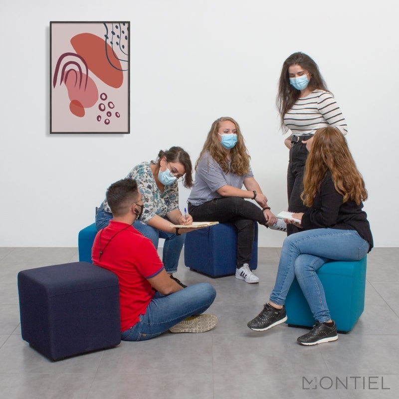 Puff para sala B-Free Tapizado de Steelcase - Montiel