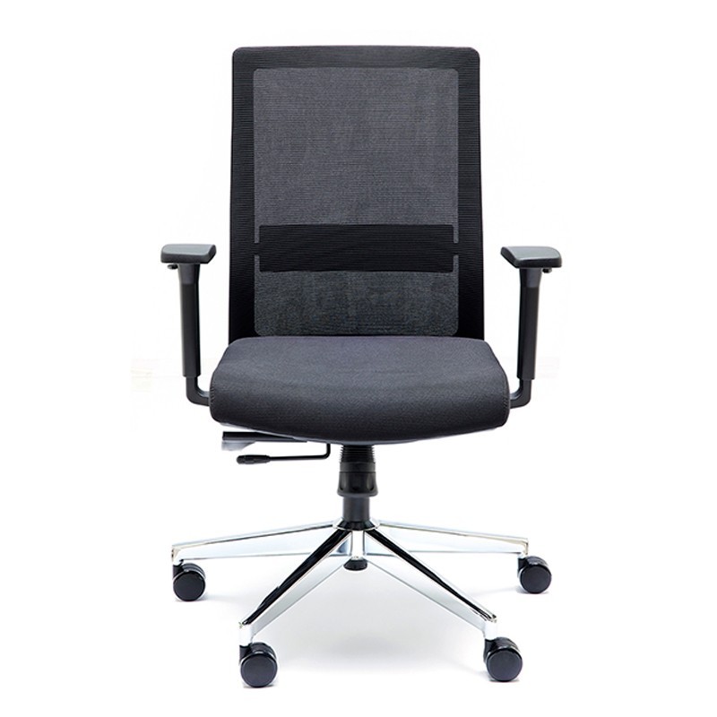 Silla para gordos Niza en negro