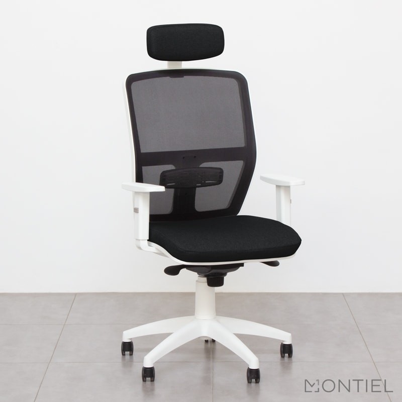 ▷ Silla Ergonómica Alice Black Respaldo Malla - Oficinas Montiel