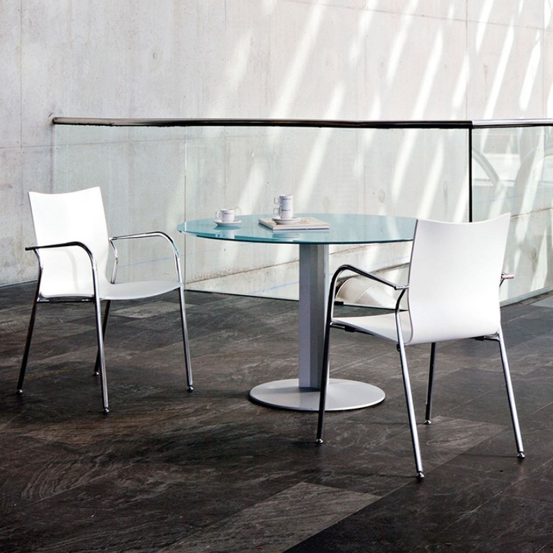 ▷ Silla Oficina de Madera y Piel Íkara de ACTIU - Montiel