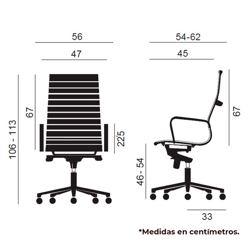 ▷ Sillón de Dirección Londres de Euromof - Oficinas Montiel