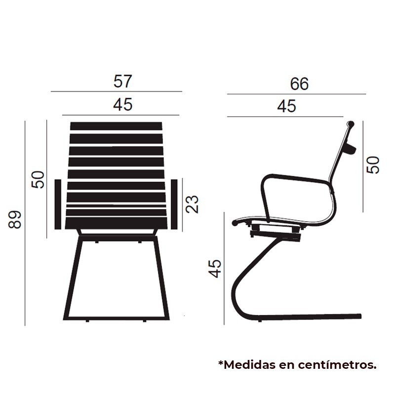 ▷ Silla Confidente Londres de Euromof - Oficinas Montiel