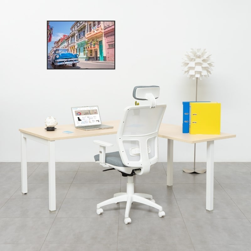 ▷ Mesa con Ala Erable Musset Basic de Kunna - Oficinas Montiel