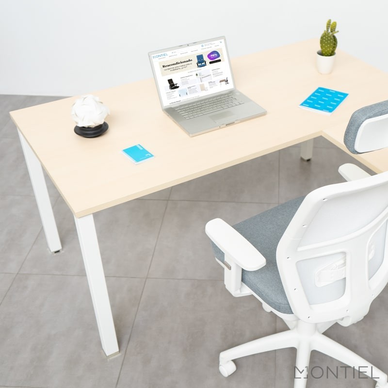 ▷ Mesa con Ala Erable Musset Basic de Kunna - Oficinas Montiel