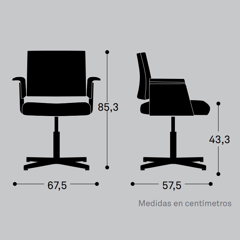 ▷ Silla Confidente Garbo de Forma 5 - Montiel