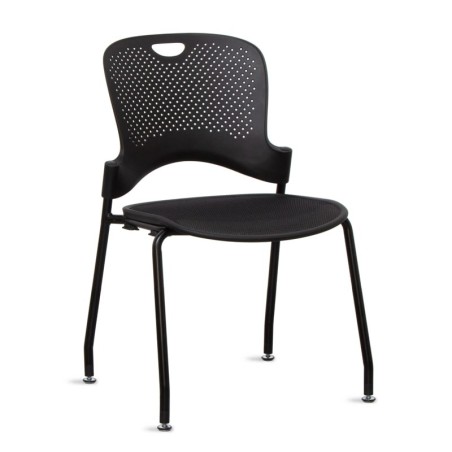 ▷ Silla Confidente Negra Caper de Herman Miller - Muebles Montiel
