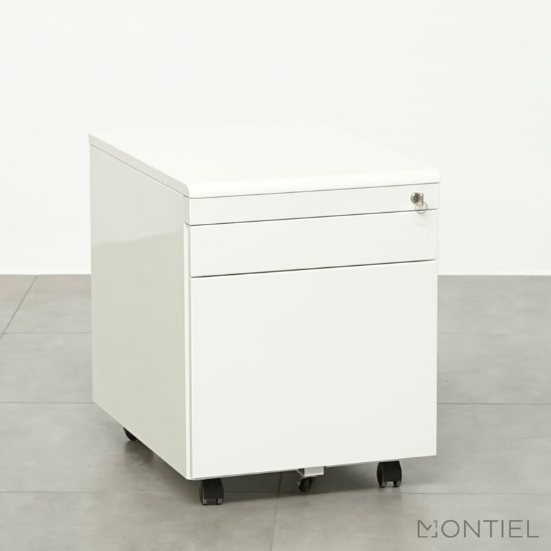 ▷ Cajonera Metálica Archivador de Oficina Blanca - Montiel