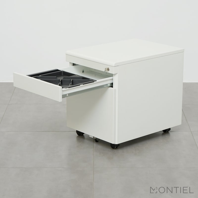 ▷ Cajonera Metálica Archivador de Oficina Blanca - Montiel