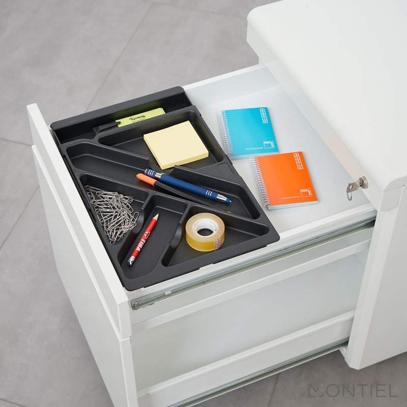 ▷ Cajonera Metálica Archivador de Oficina Blanca - Montiel