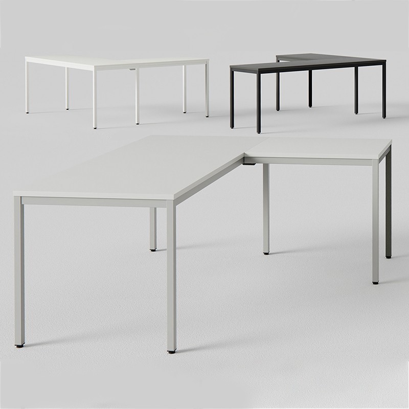 ▷ Mesa Escritorio de Esquina Line de Kesta - Oficinas Montiel