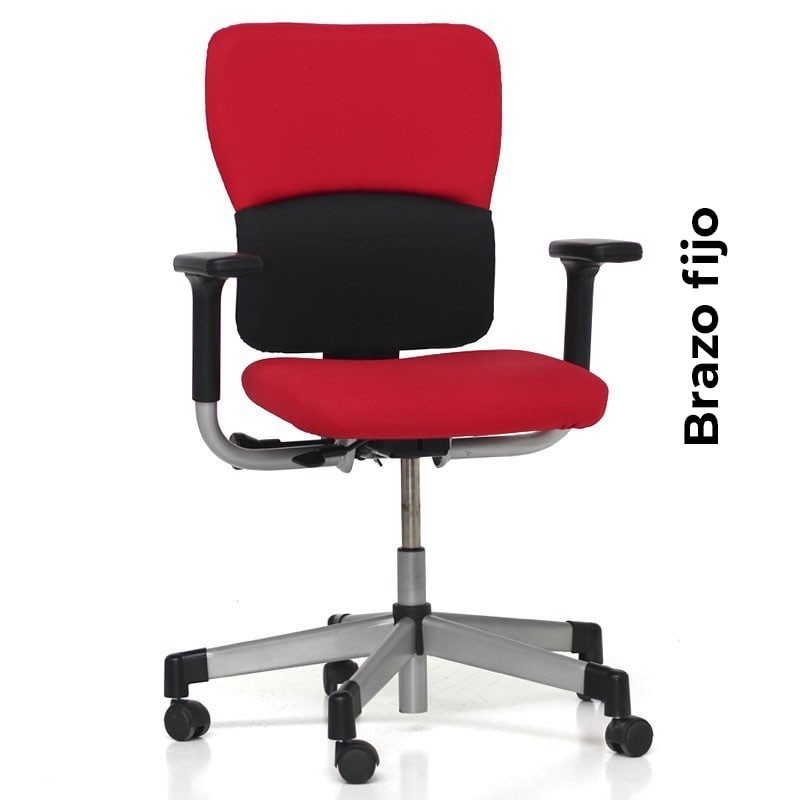 ▷ Silla Ergonómica LET'S B 【 Steelcase 】Brazos Fijos | Montiel
