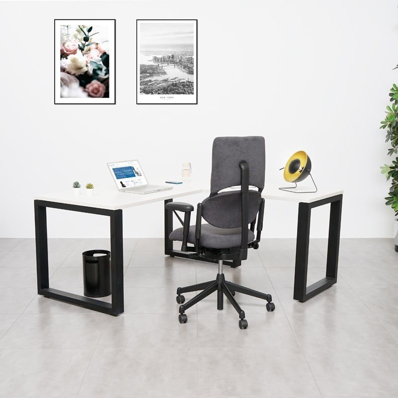 ▷ Mesa en L de Oficina Evolution de Kunna - Montiel