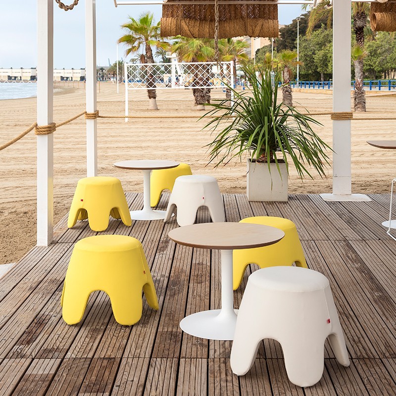 ▷ Puff Medusa Tapizado Bicolor de DileOffice - Montiel