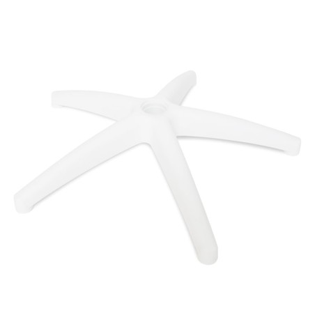 Base Blanca de Poliamida para Sillas Giratorias
