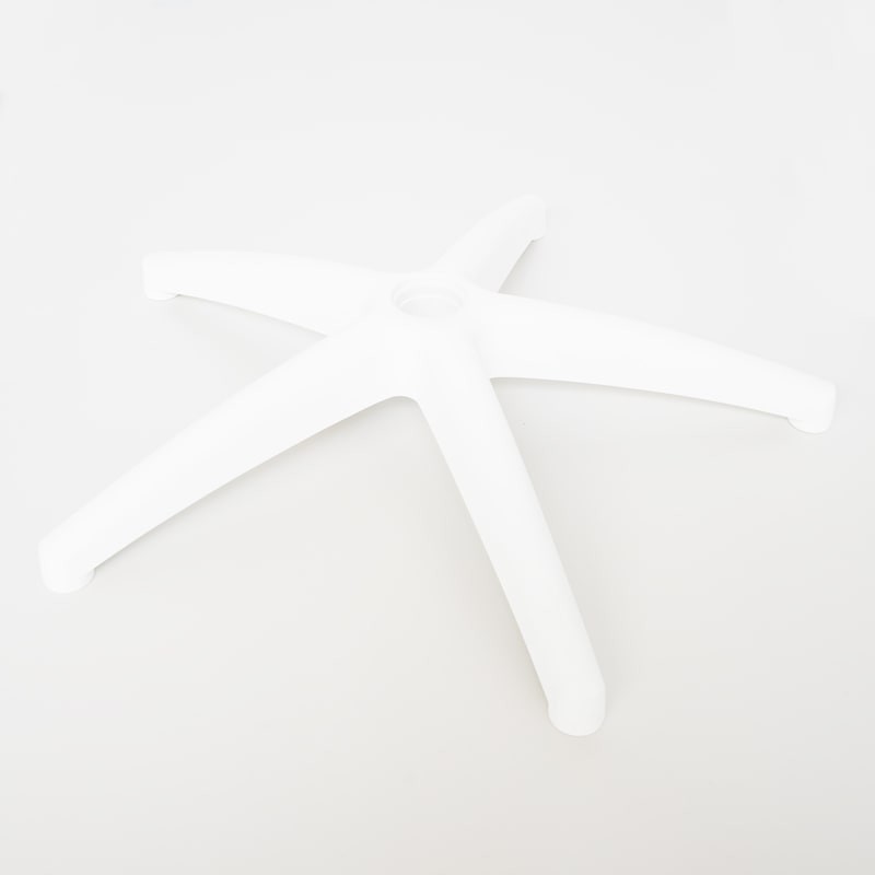 Base blanca para silla de oficina