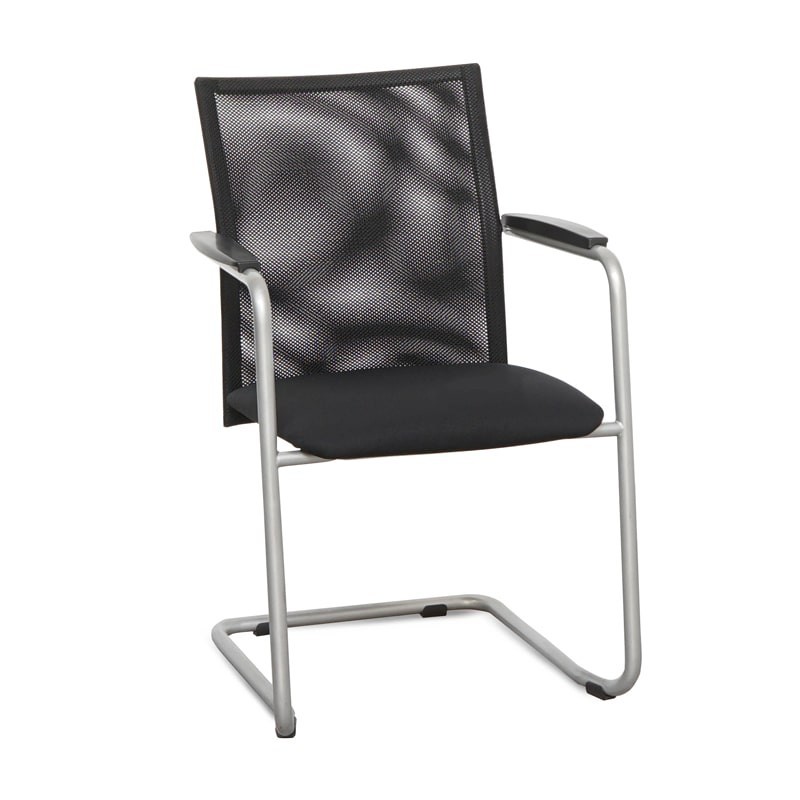 silla confidente Comforto 55 negra de Haworth