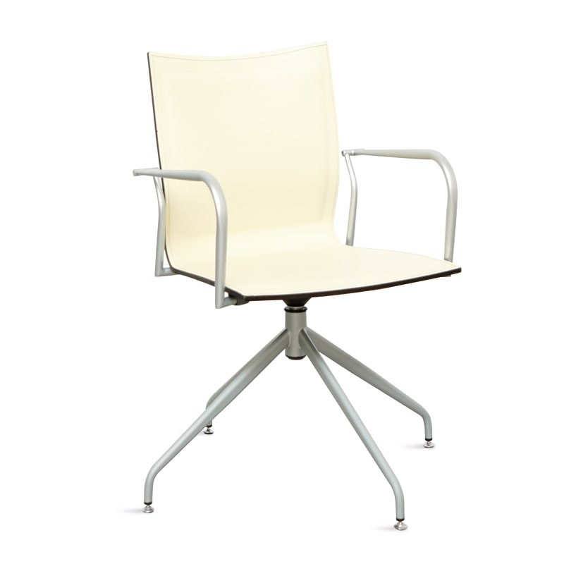 ▷ Silla Confidente Giratoria de Madera Íkara - Montiel