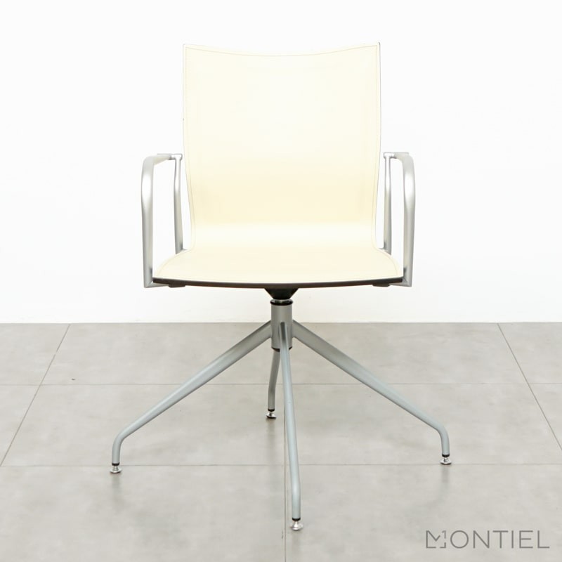 ▷ Silla Confidente Giratoria de Madera Íkara - Montiel