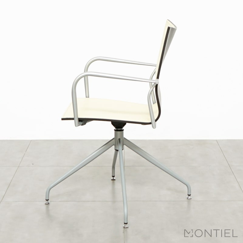 ▷ Silla Confidente Giratoria de Madera Íkara - Montiel