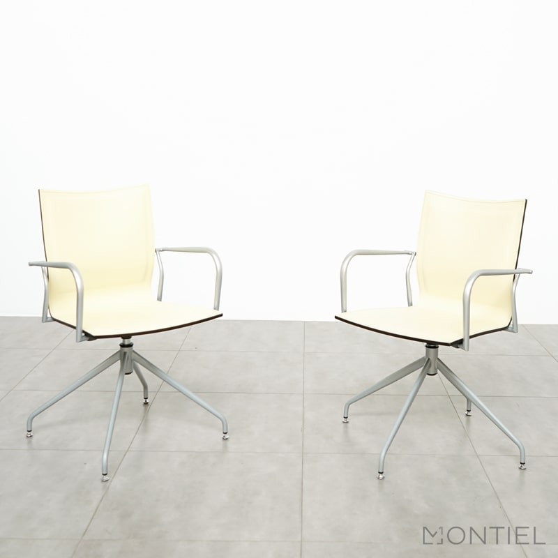 ▷ Silla Confidente Giratoria de Madera Íkara - Montiel