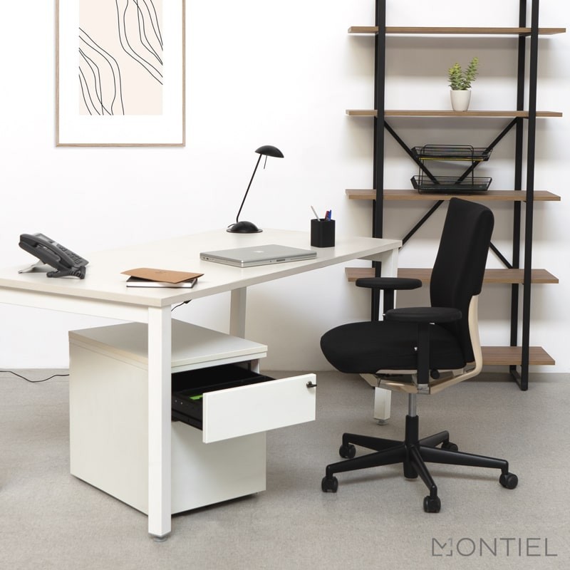 ▷ Cajonera Blanca Metálica Cajón y Archivo de Dynamobel