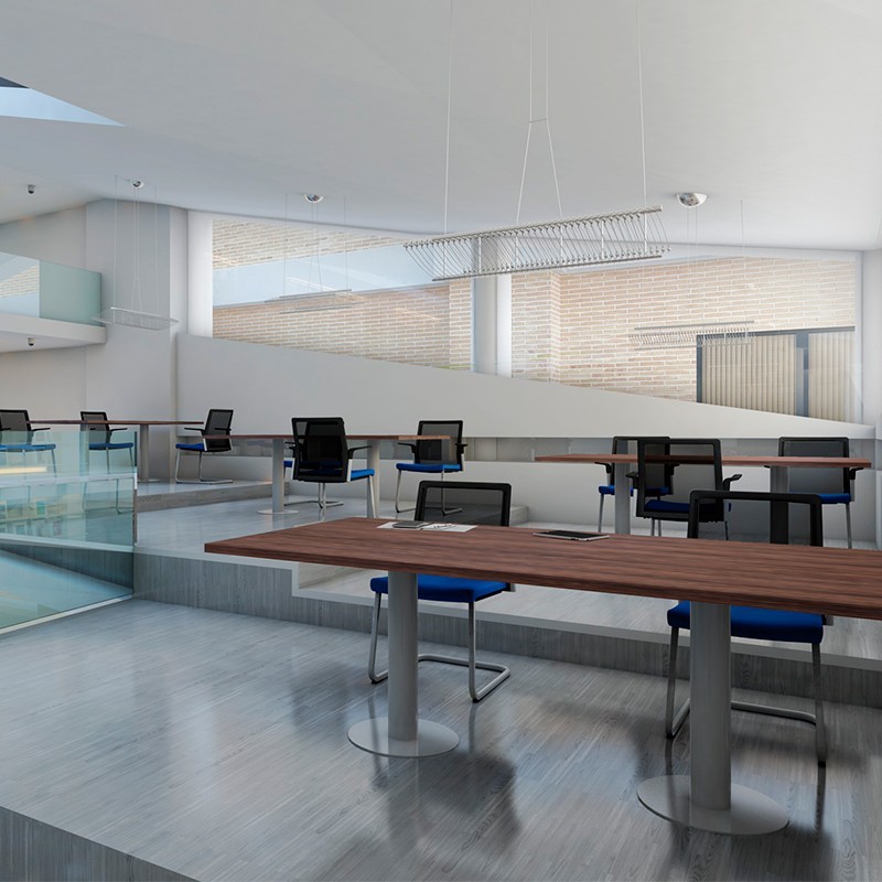 ▷ Silla Confidente Plural Patín de Forma 5 - Montiel