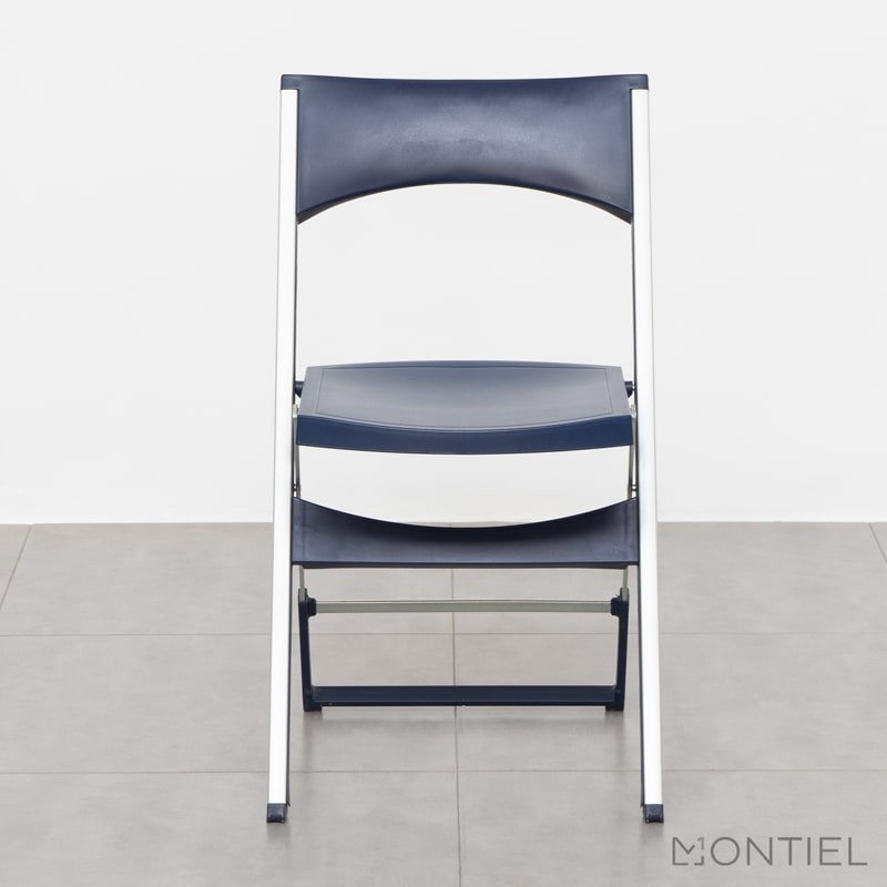 Silla Oficina Plegable Azul Compact de Leber - OUTLET