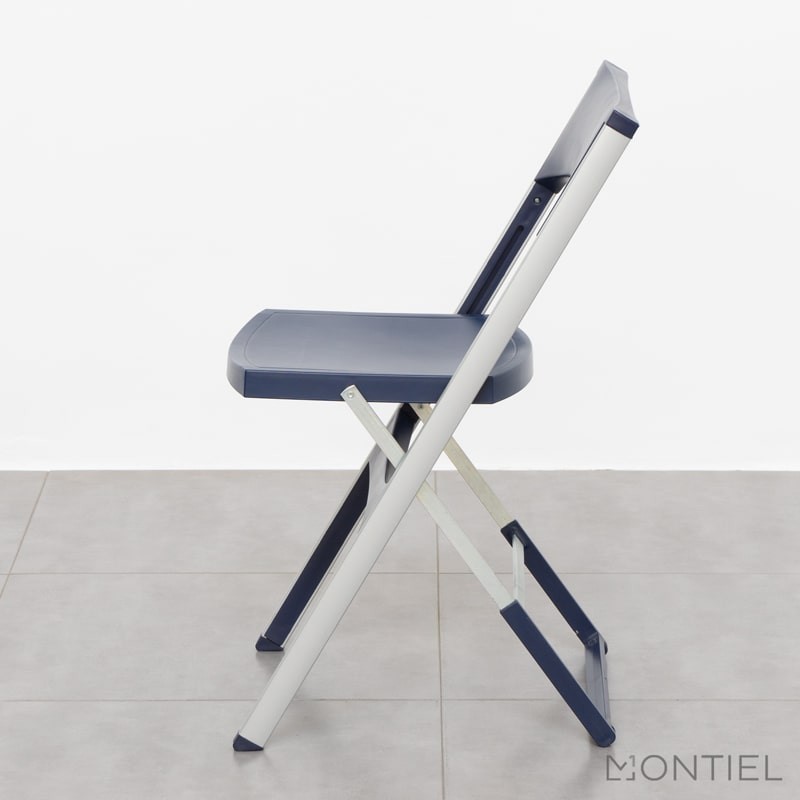 Silla Oficina Plegable Azul Compact de Leber - OUTLET