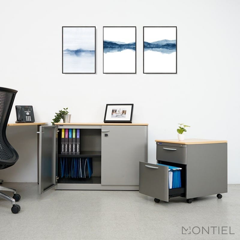 ▷ Cajonera de Oficina con Llave de Steelcase - Montiel