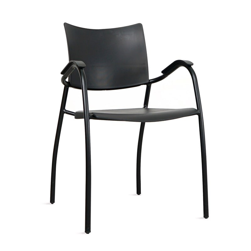 Silla Confidente Kena Negra 4 patas de Dynamobel