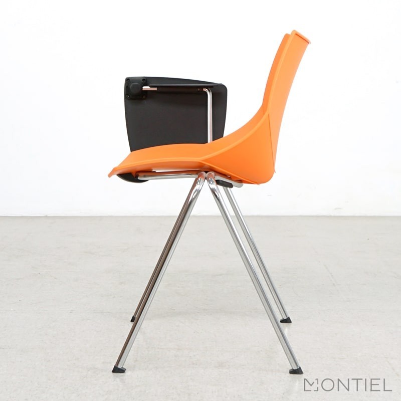 Silla Confidente Naranja Shell Ofiss Tecno-Ofiss - Montiel