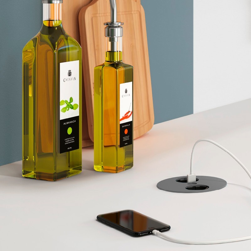 Top Access Metálico Redondo Twist de Bachmann