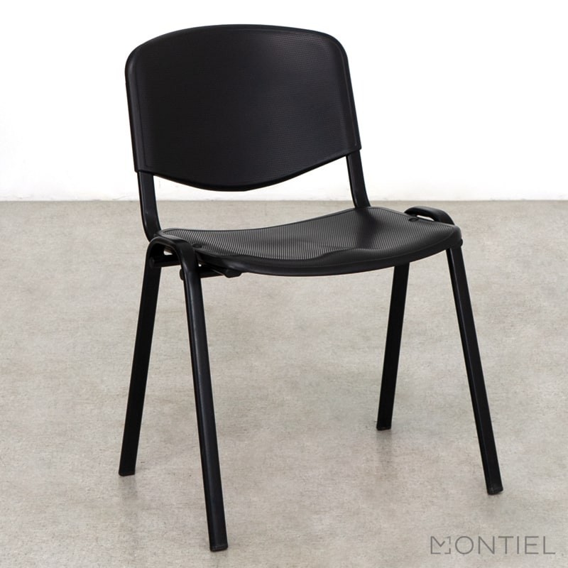 Silla Confidente Oficina de Leo Negra Montiel - OUTLET