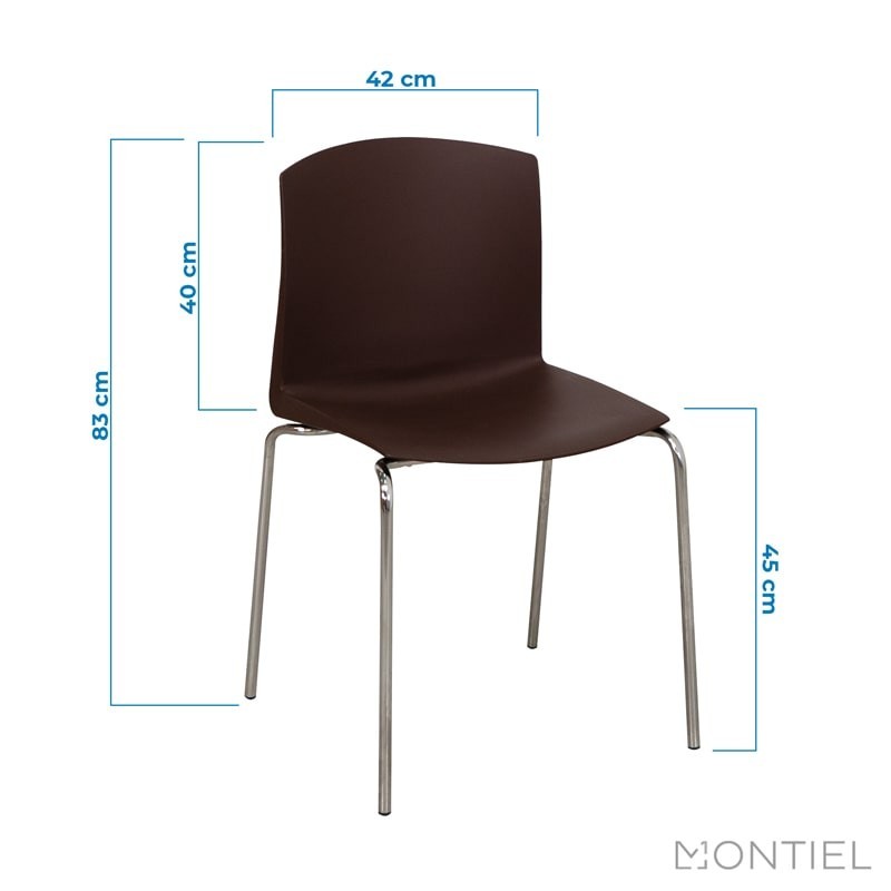 Silla Oficina Confidente Coral Marrón de Montiel