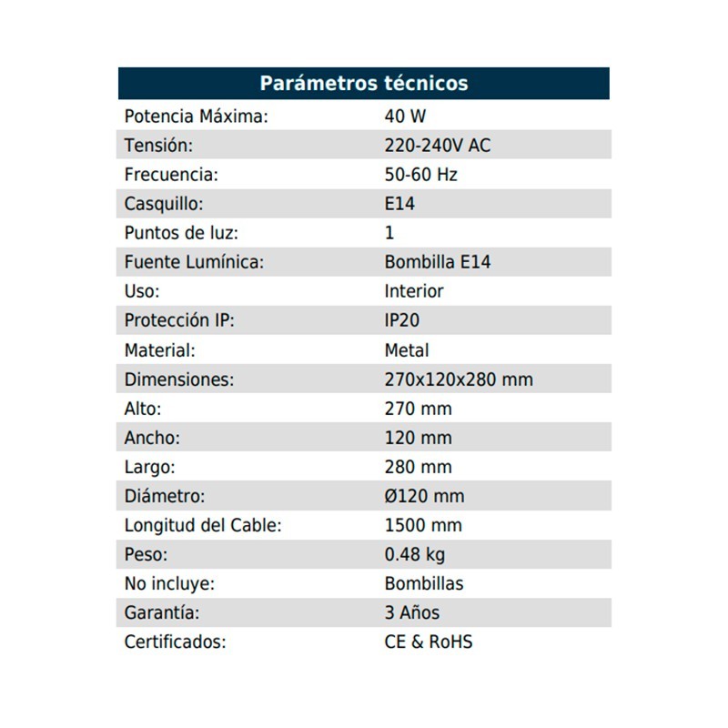 Lámpara Flexo con Pinza Zaid - Montiel