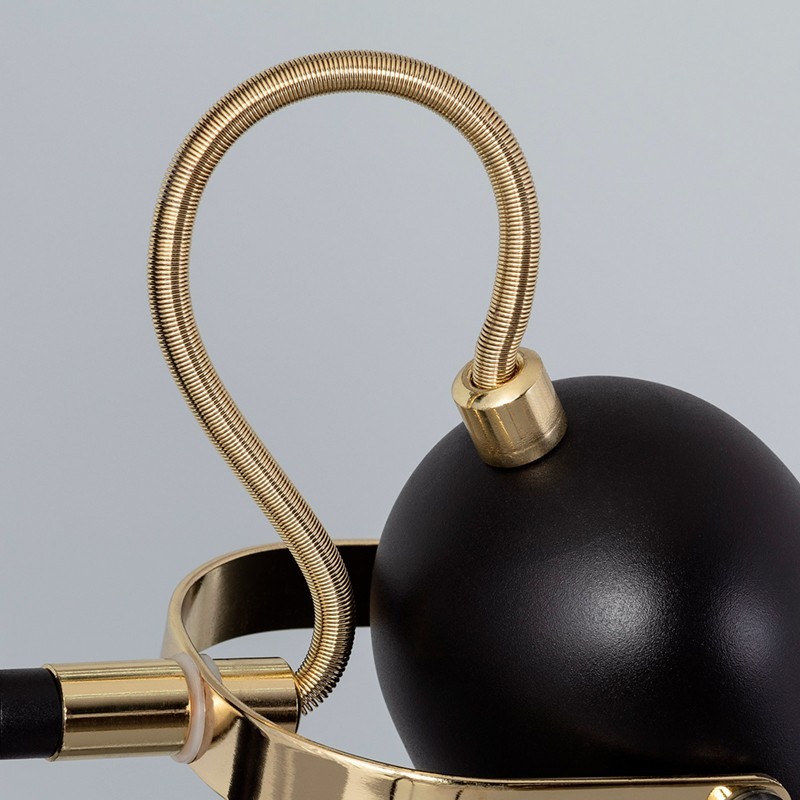 Lámpara de Pie 3 Focos Black Lotus - Montiel