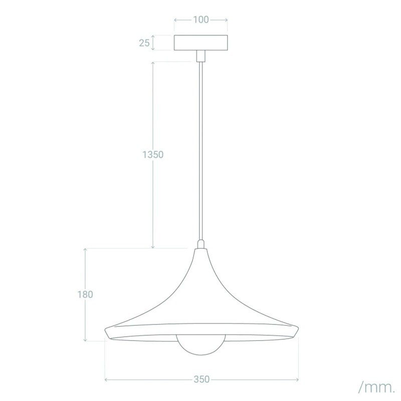 Lámpara de Techo Blanca WhiteBell - Montiel