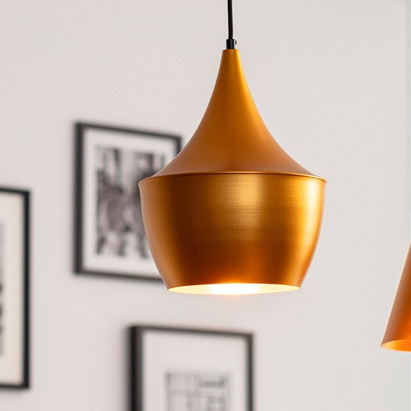 Lámpara de Techo Dorada Sakasu Gold - Montiel