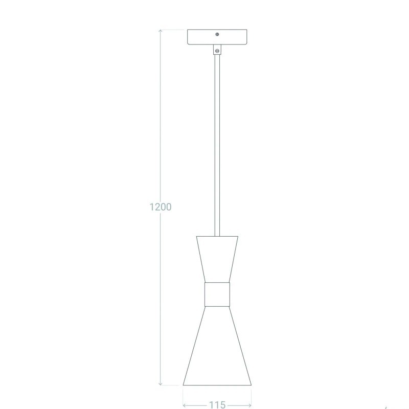 Lámpara Colgante Negra Black Swan - Montiel