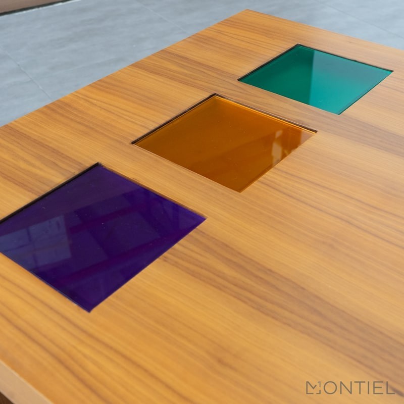 ▷ Mesa Centro Madera Caoba MM295 - Montiel