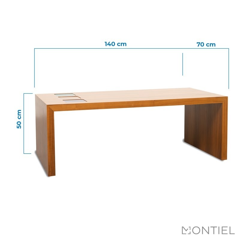 ▷ Mesa Centro Madera Caoba MM295 - Montiel