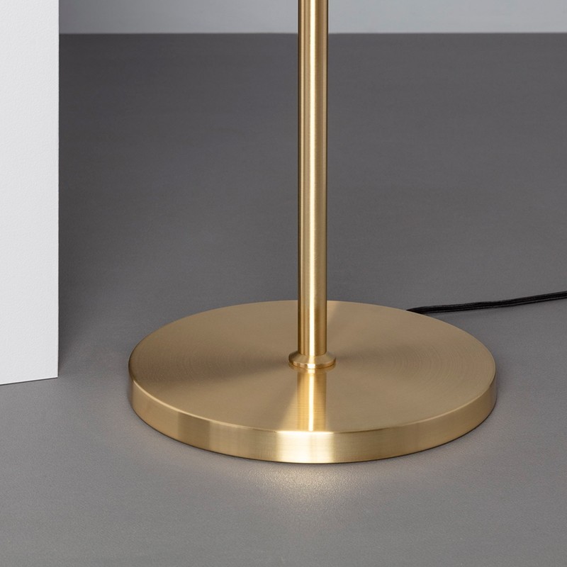 Lámpara de Suelo Dorada Goldwing Salones y Despachos - Montiel