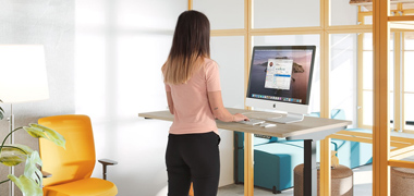 Escritorios de trabajo [Teletrabajo en casa y de pie]