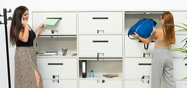 Office Locker para almacenamiento personal de Steelcase