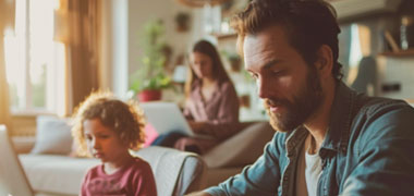 Teletrabajo por conciliación familiar